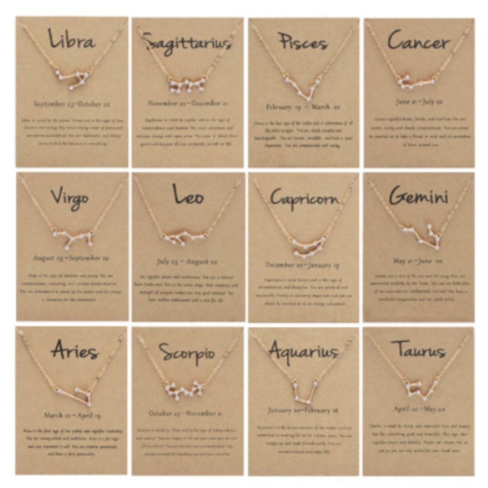 Gold Taurus Constellation Necklace - Picture 3 of 5